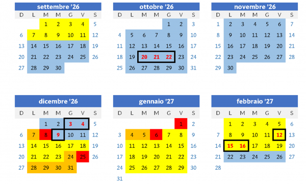 Calendario didattico